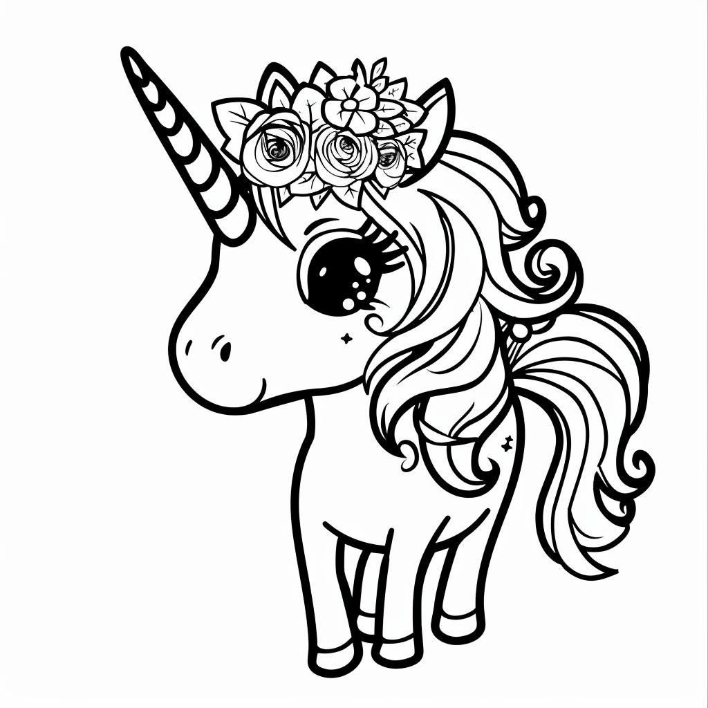 Unicornio dibujos para colorear