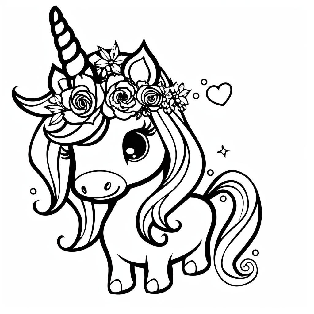 Unicornio dibujos para colorear