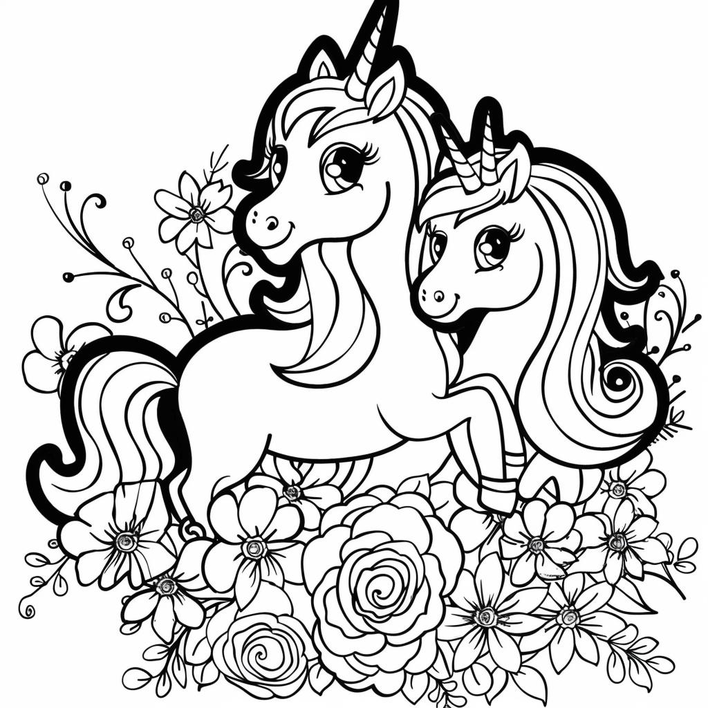 Unicornio dibujos para colorear