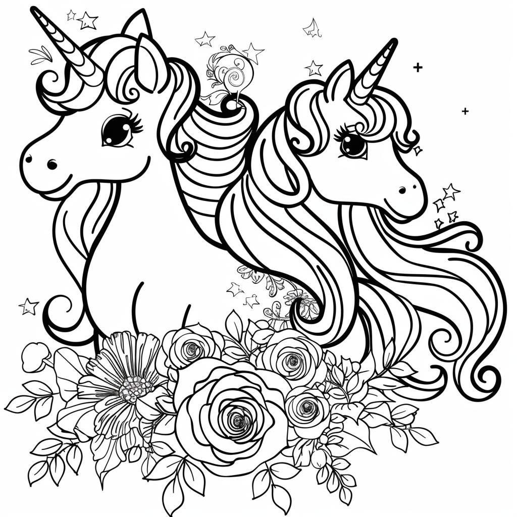 Unicornio dibujos para colorear
