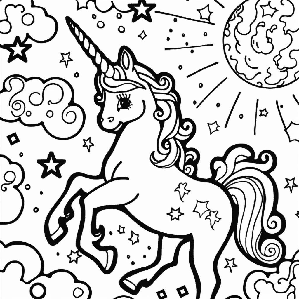 Unicornio dibujos para colorear
