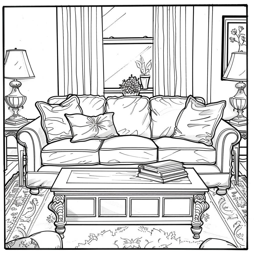 Casa dibujos para colorear