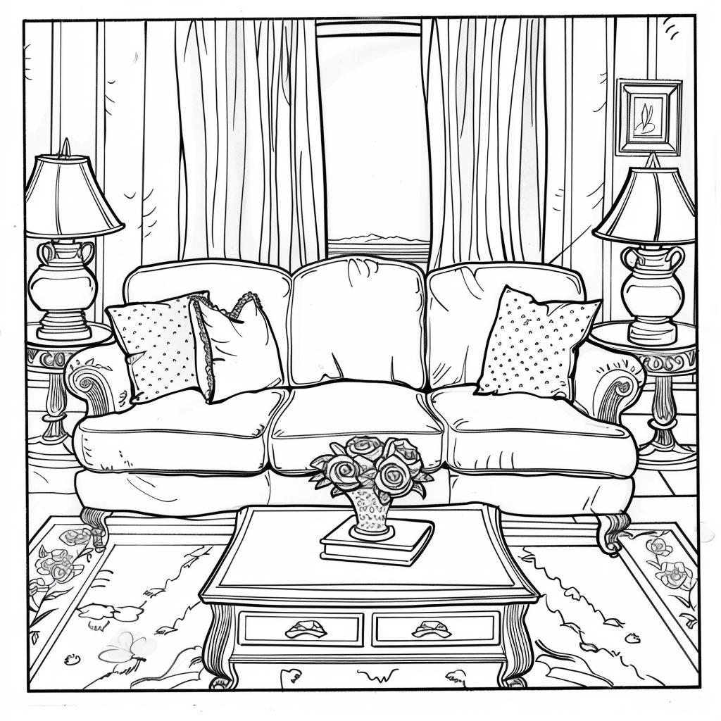 Casa dibujos para colorear