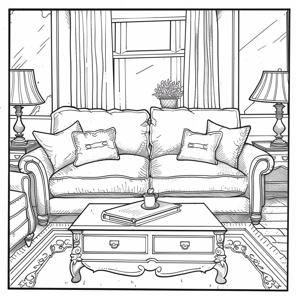 Casa dibujos para colorear