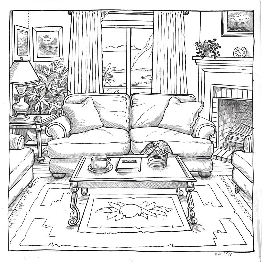 Casa dibujos para colorear