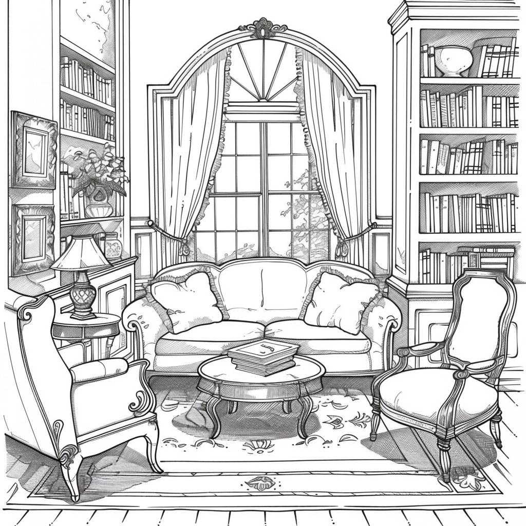 Casa dibujos para colorear