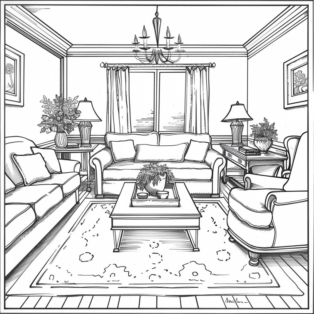 Casa dibujos para colorear