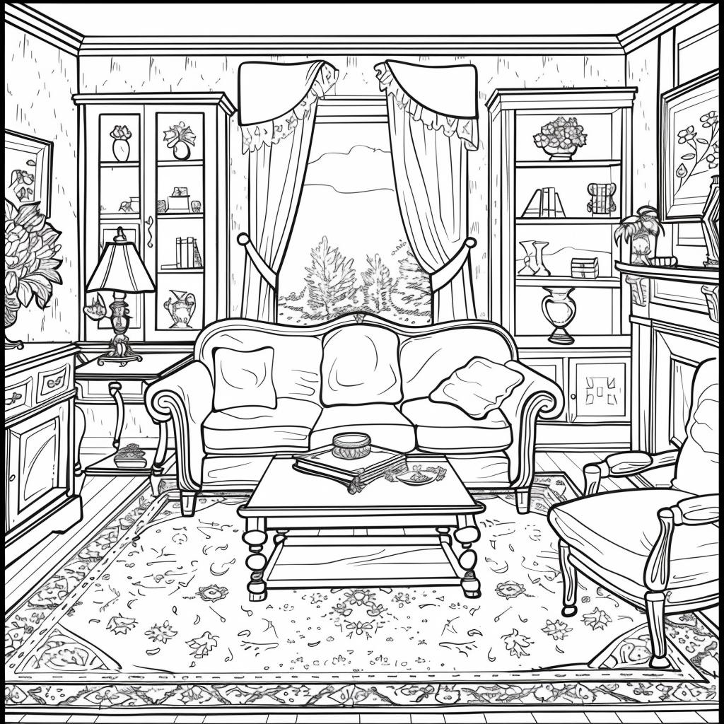 Casa dibujos para colorear