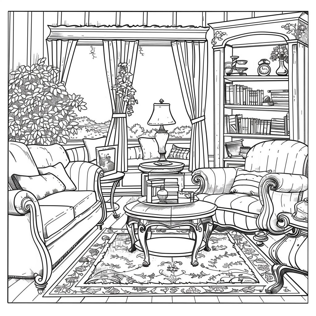 Casa dibujos para colorear