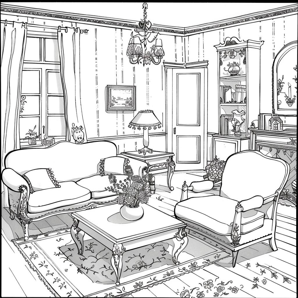 Casa dibujos para colorear