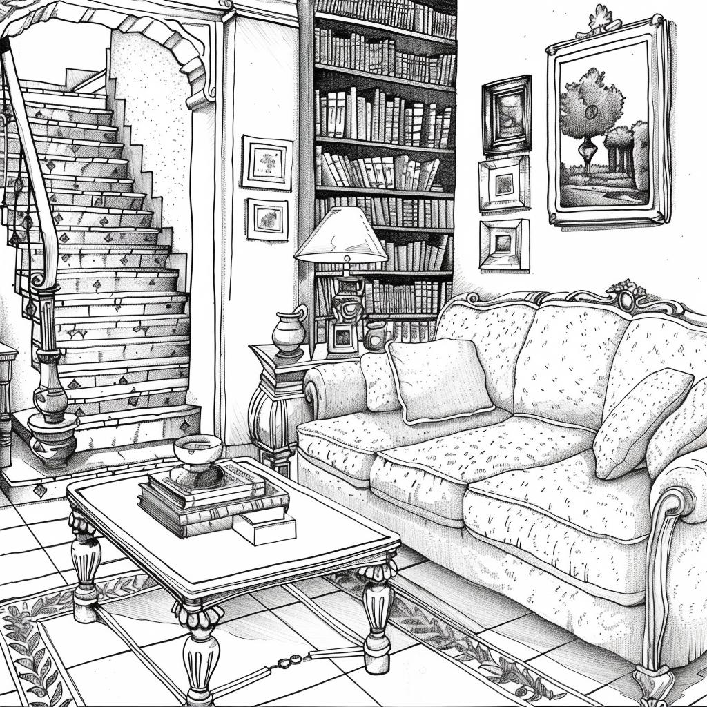 Casa dibujos para colorear