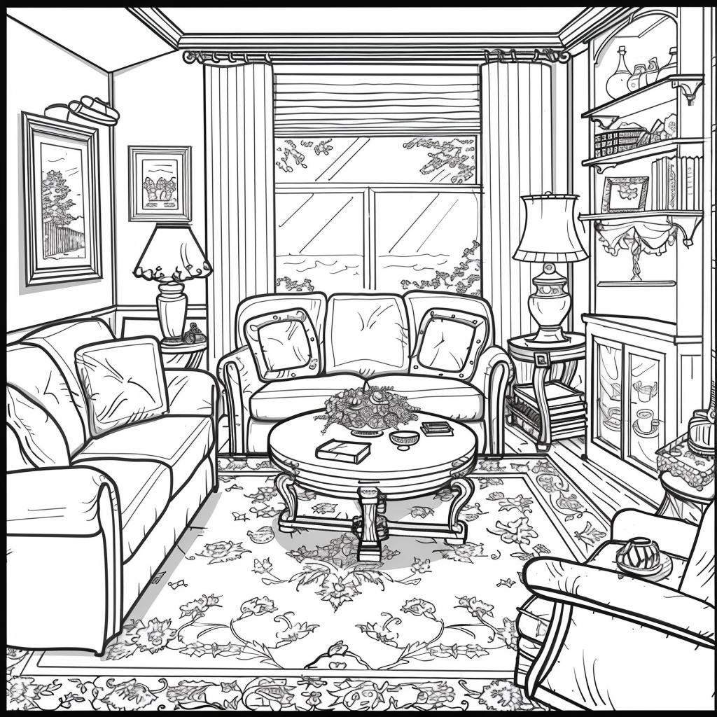Casa dibujos para colorear