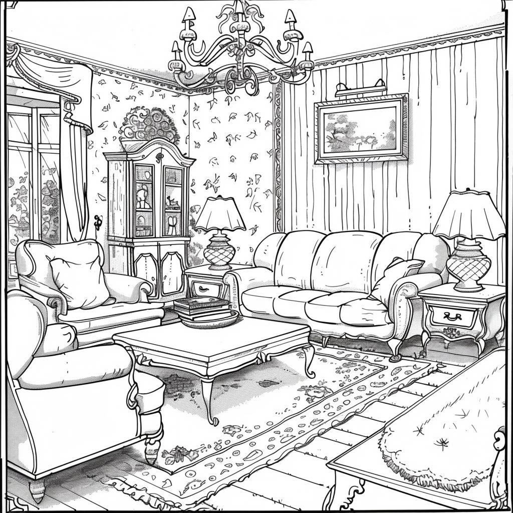 Casa dibujos para colorear