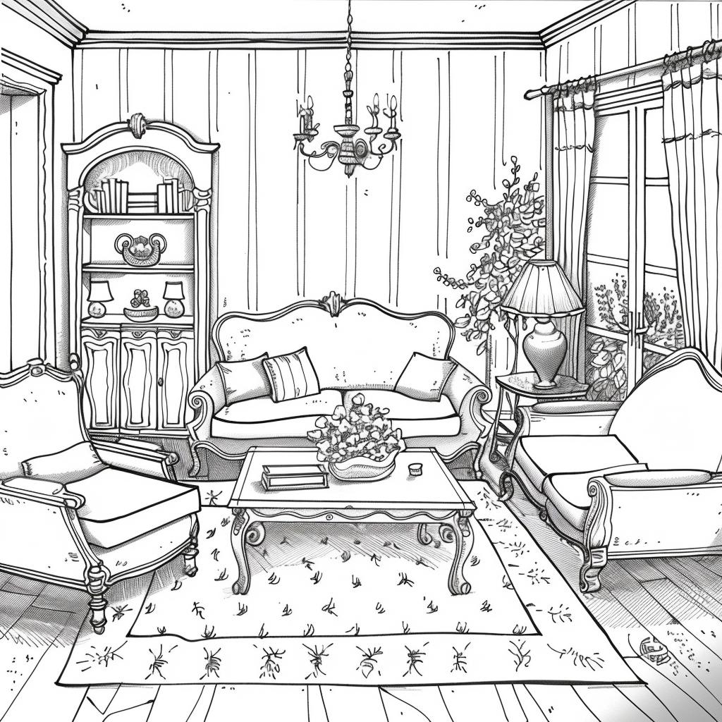 Casa dibujos para colorear