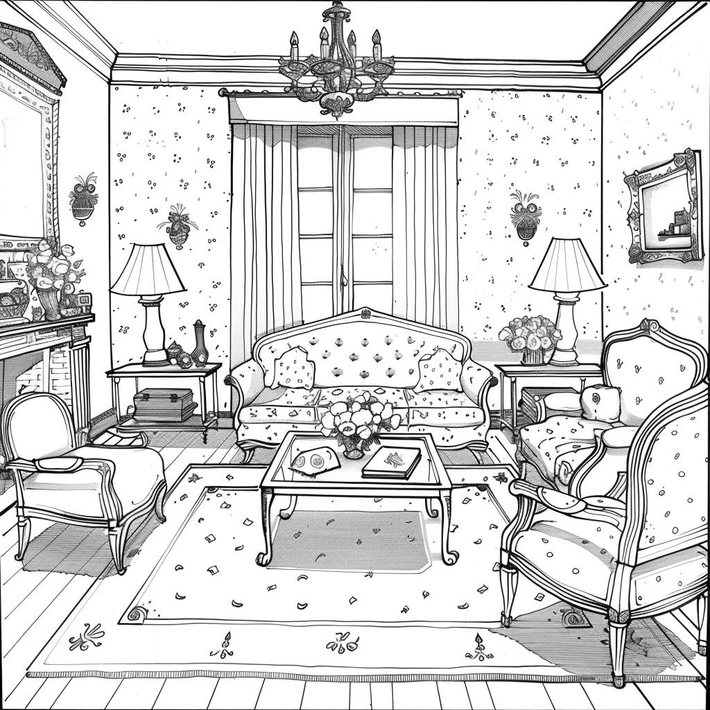 Casa dibujos para colorear