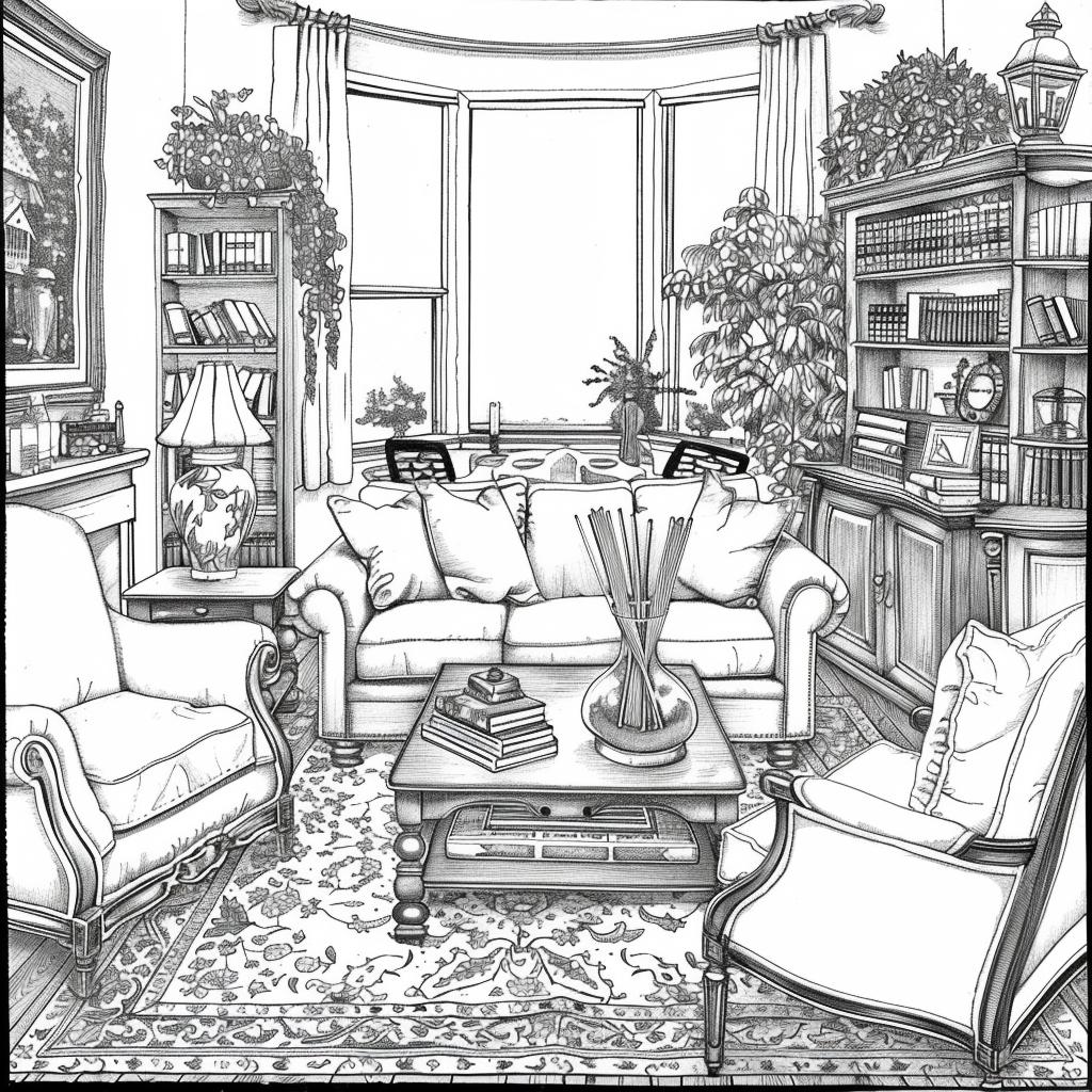 Casa dibujos para colorear