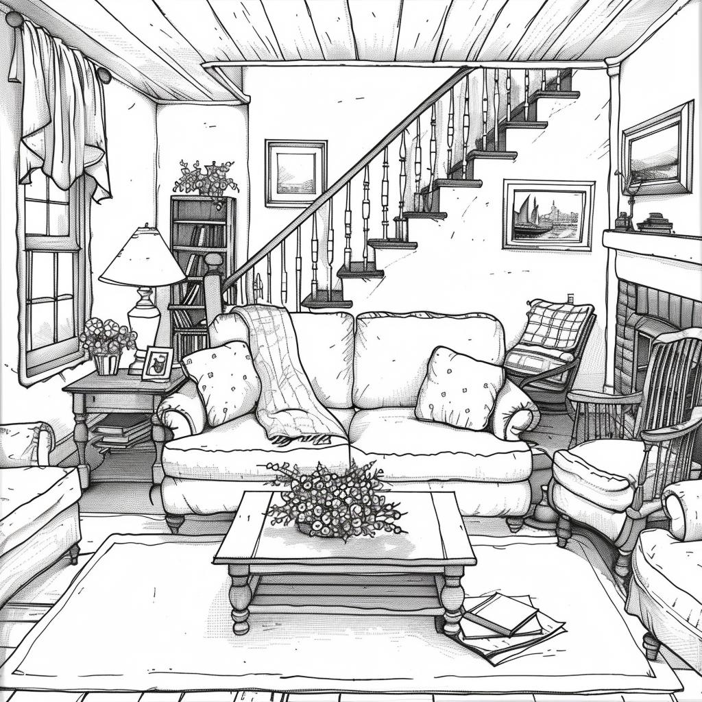 Casa dibujos para colorear