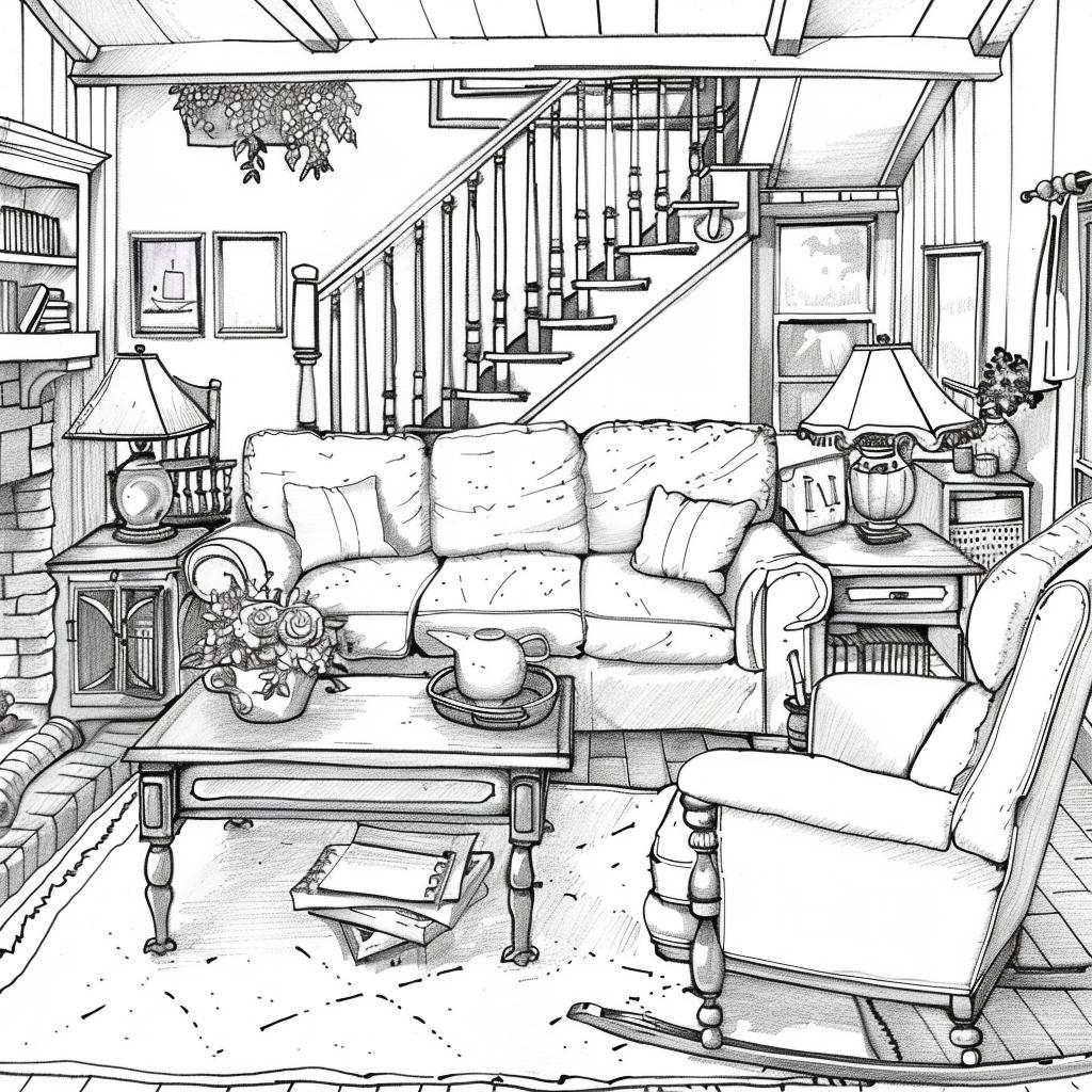 Casa dibujos para colorear