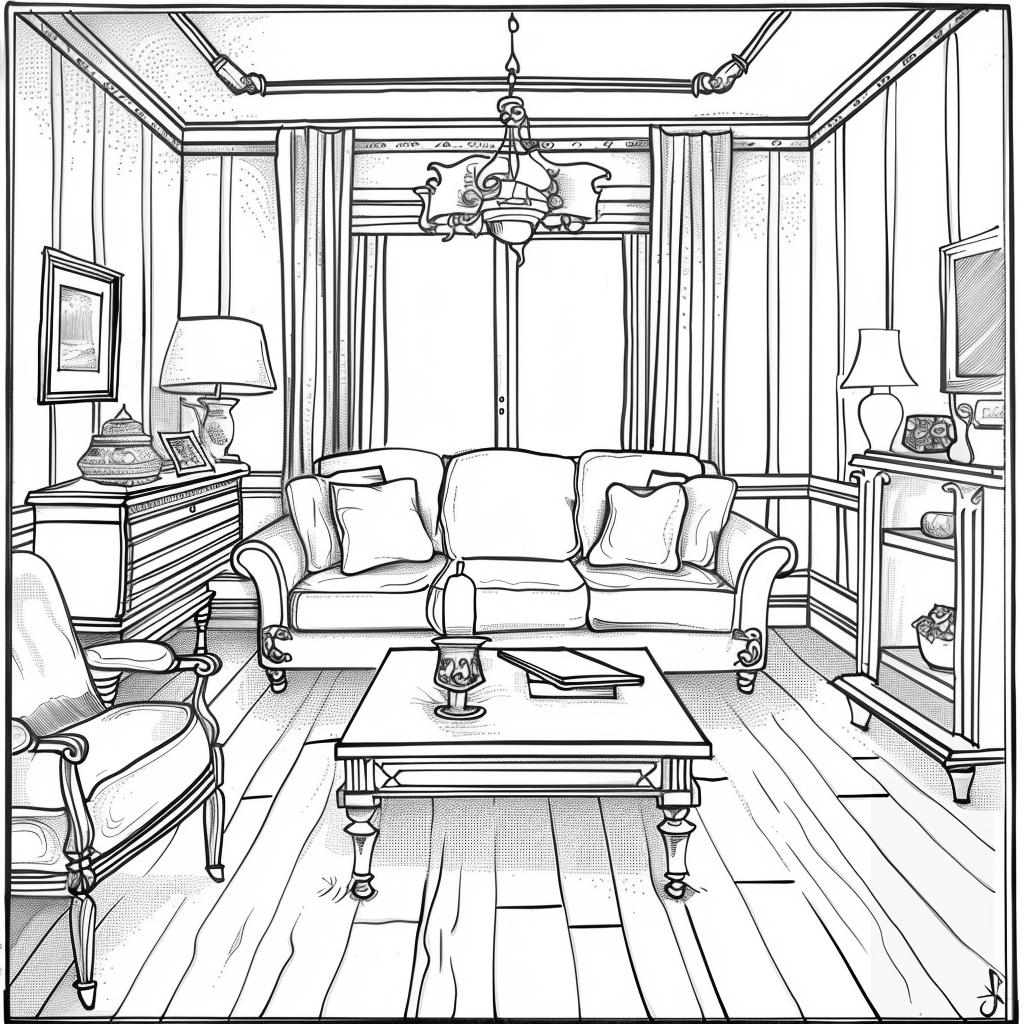 Casa dibujos para colorear