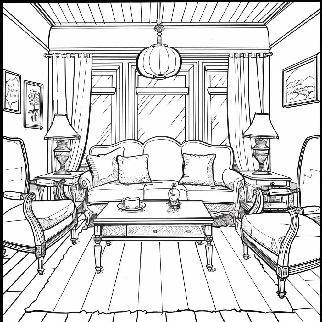 Casa dibujos para colorear
