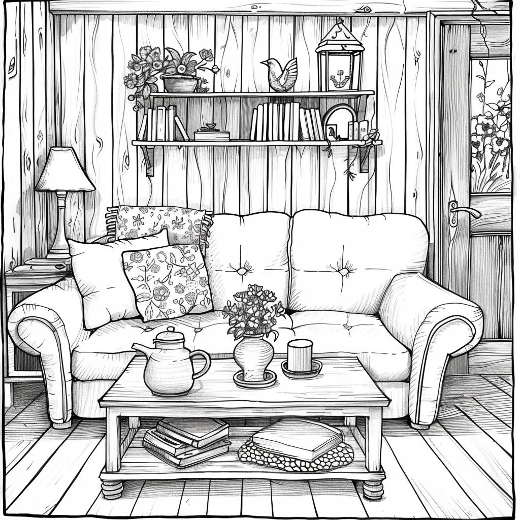 Casa dibujos para colorear