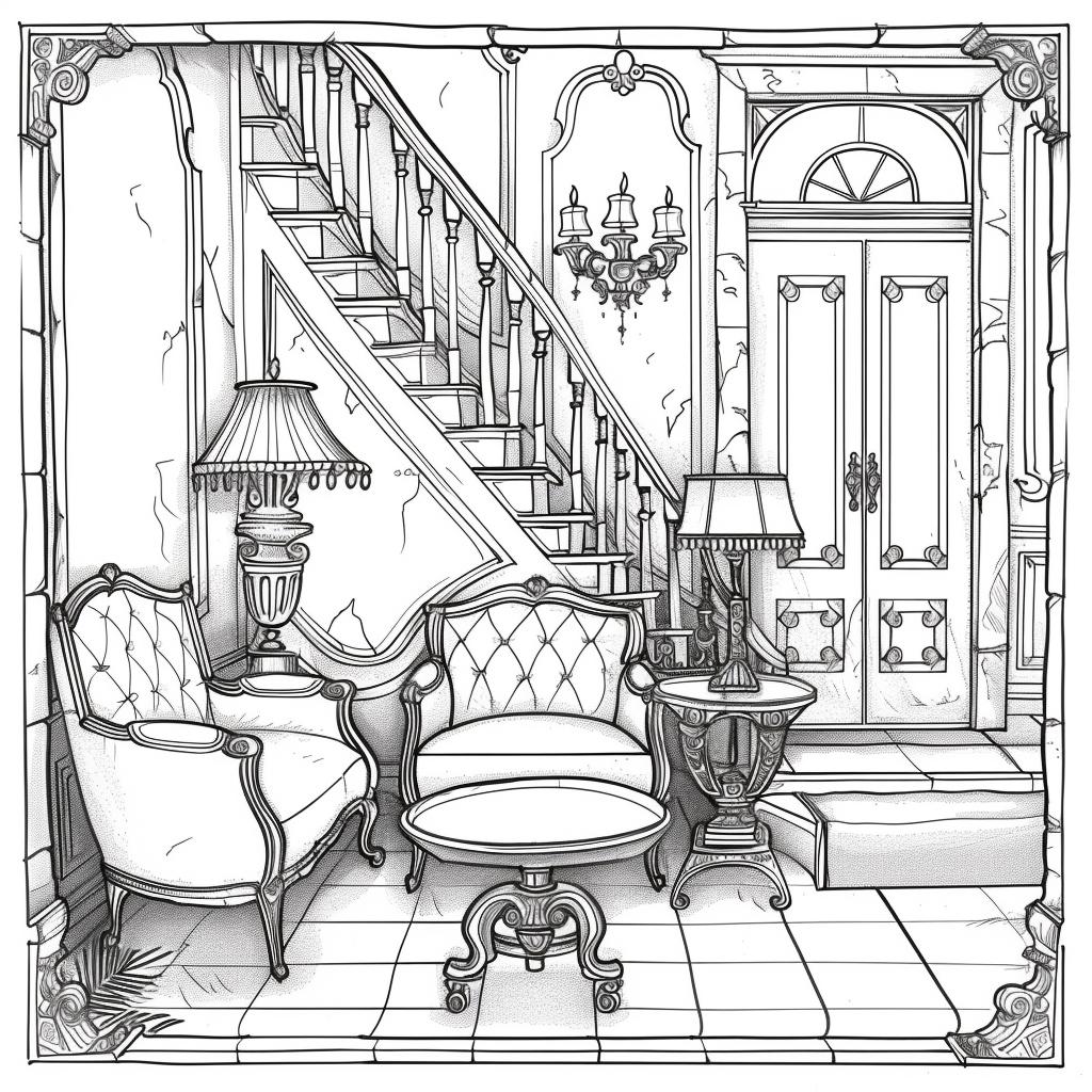 Casa dibujos para colorear