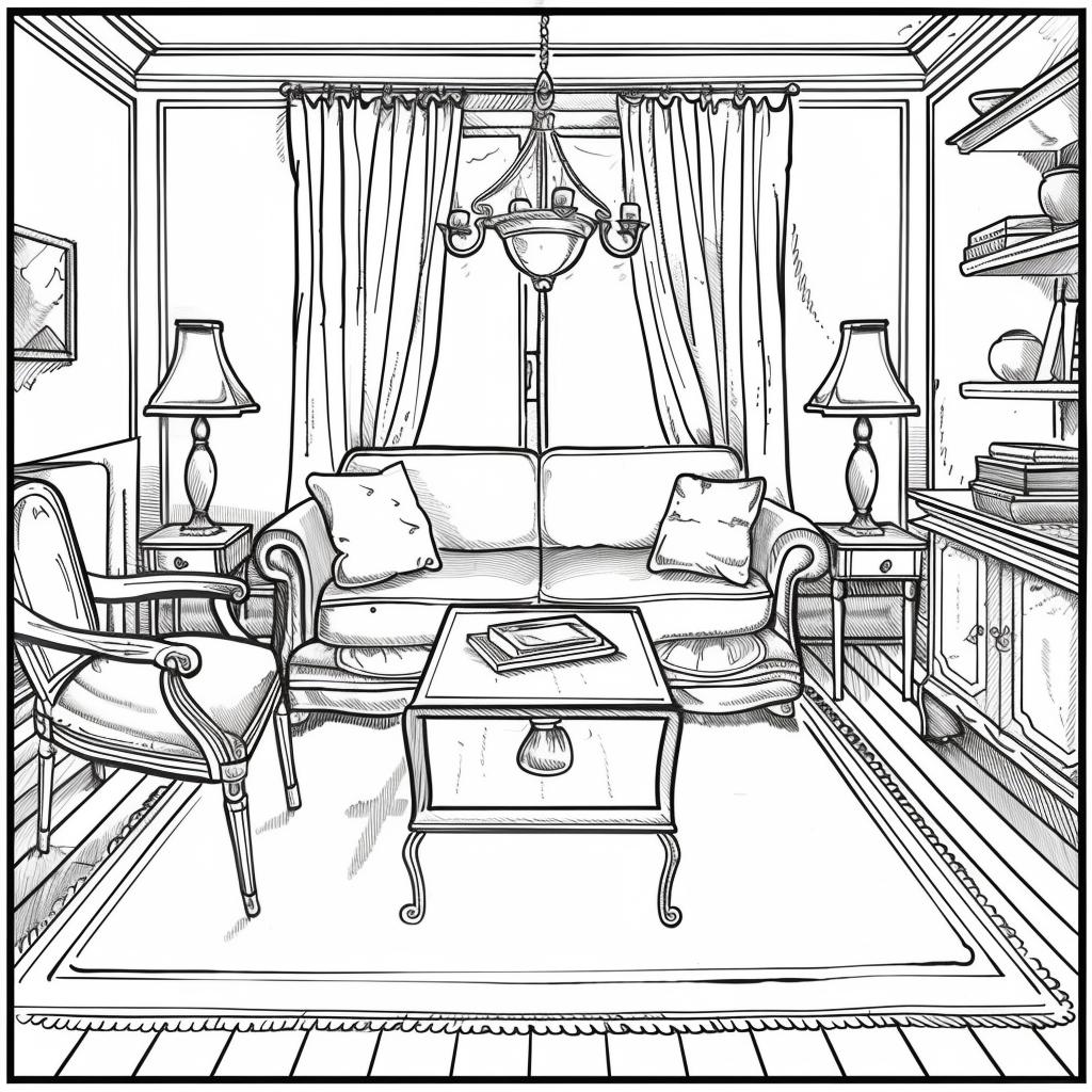 Casa dibujos para colorear