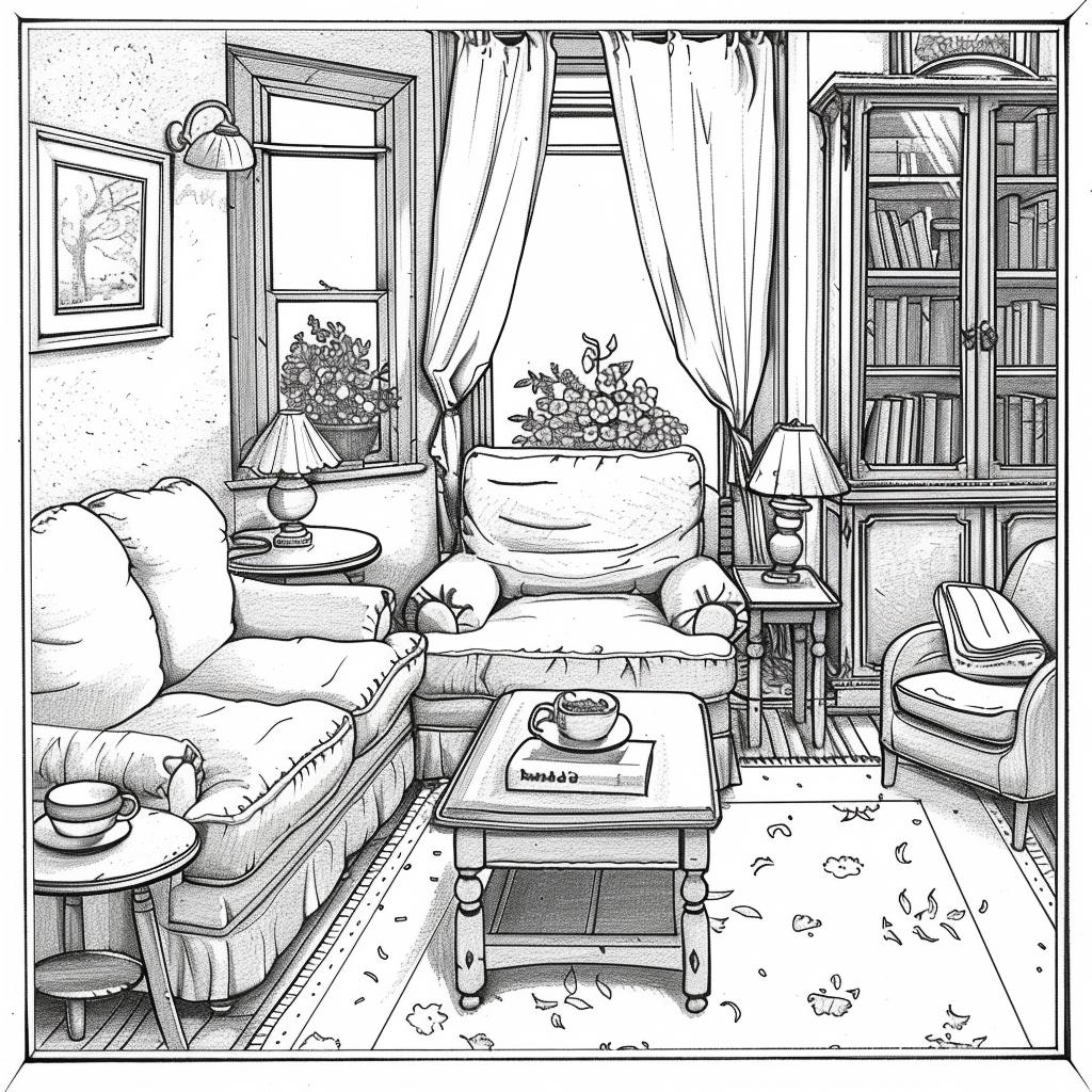Casa dibujos para colorear