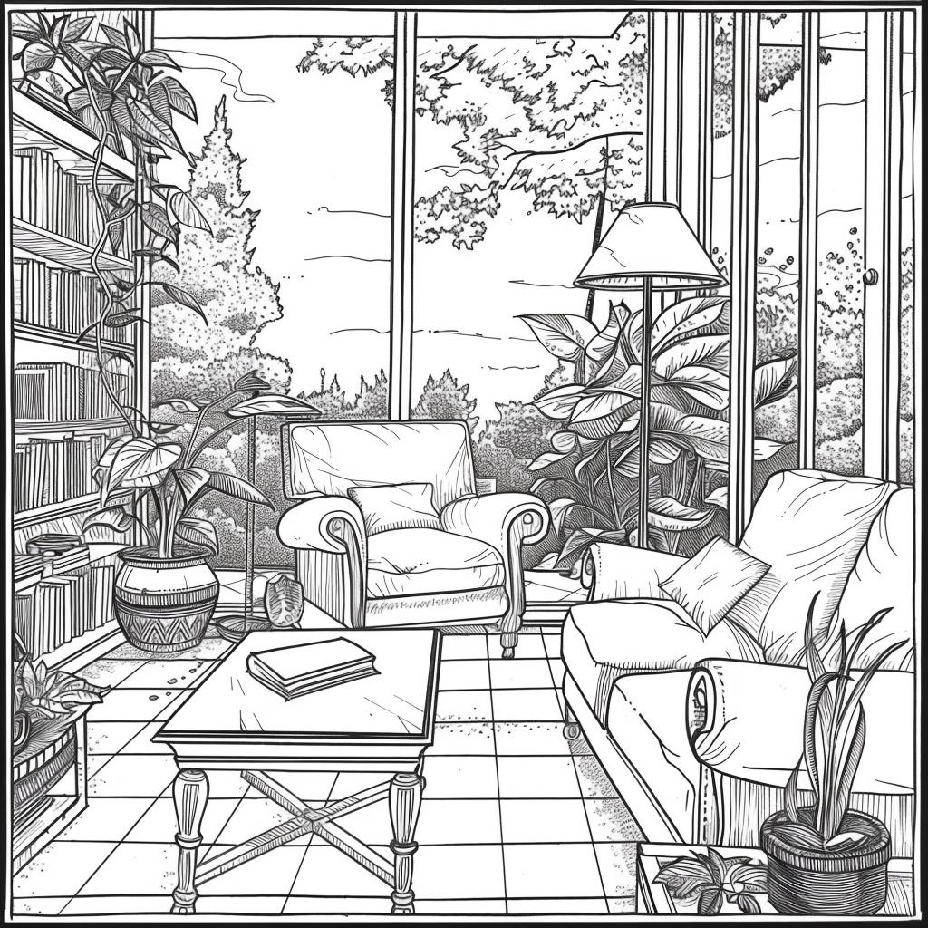Casa dibujos para colorear