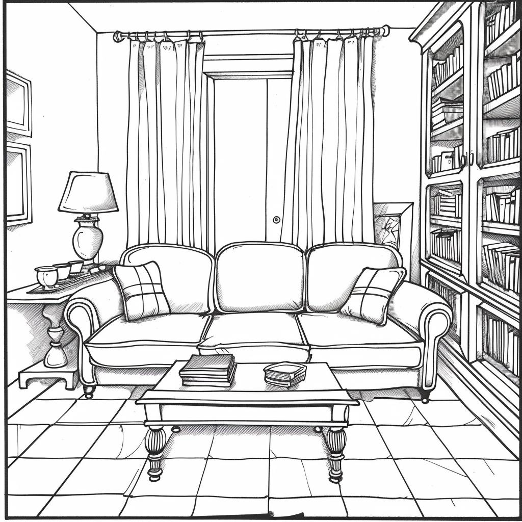 Casa dibujos para colorear