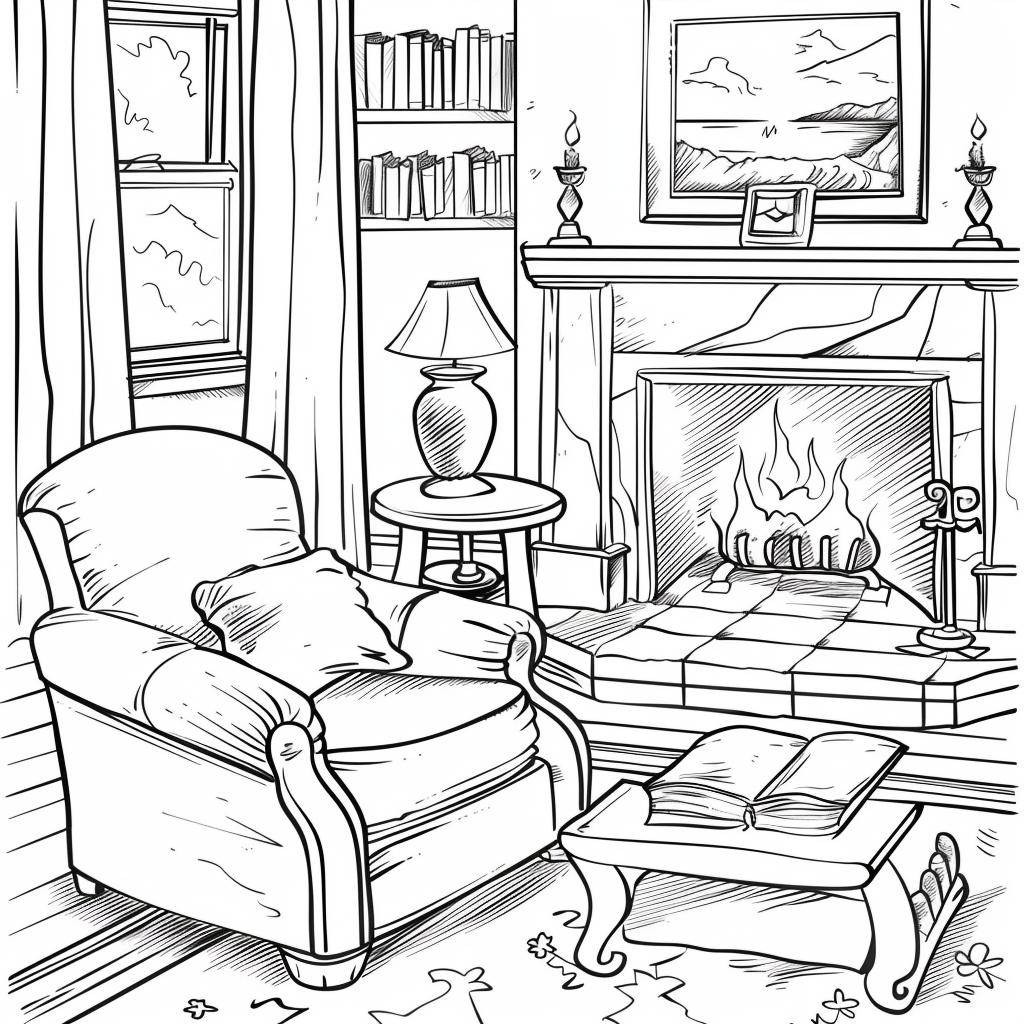 Casa dibujos para colorear