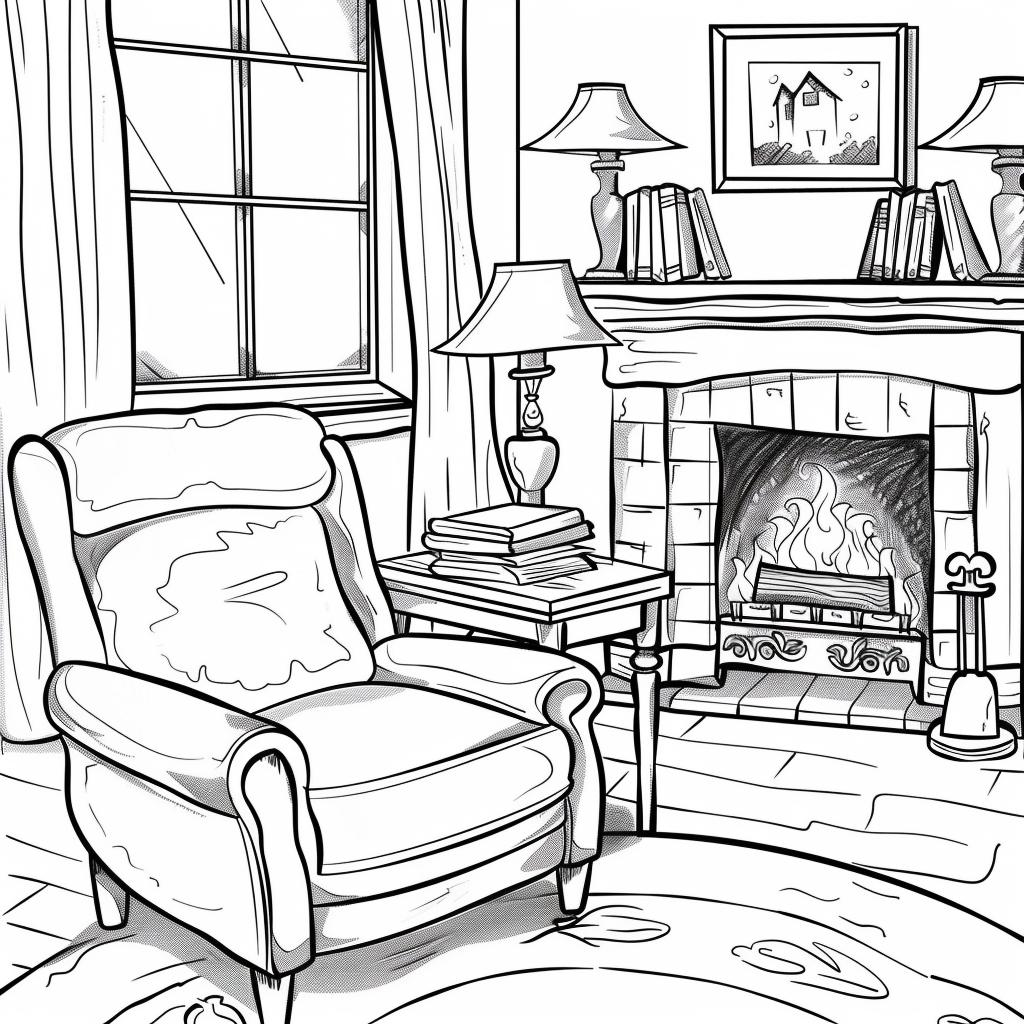 Casa dibujos para colorear