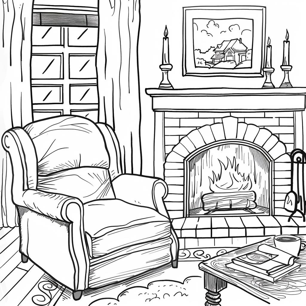 Casa dibujos para colorear