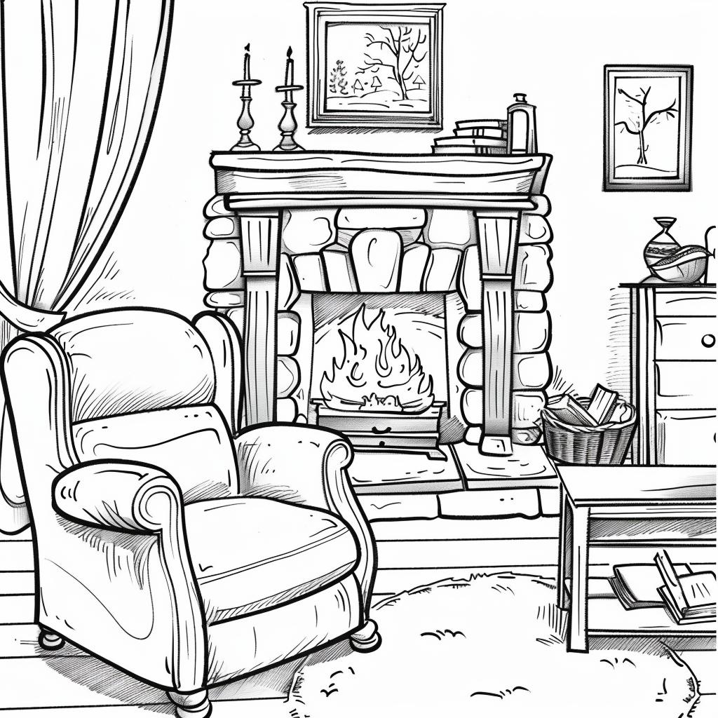 Casa dibujos para colorear