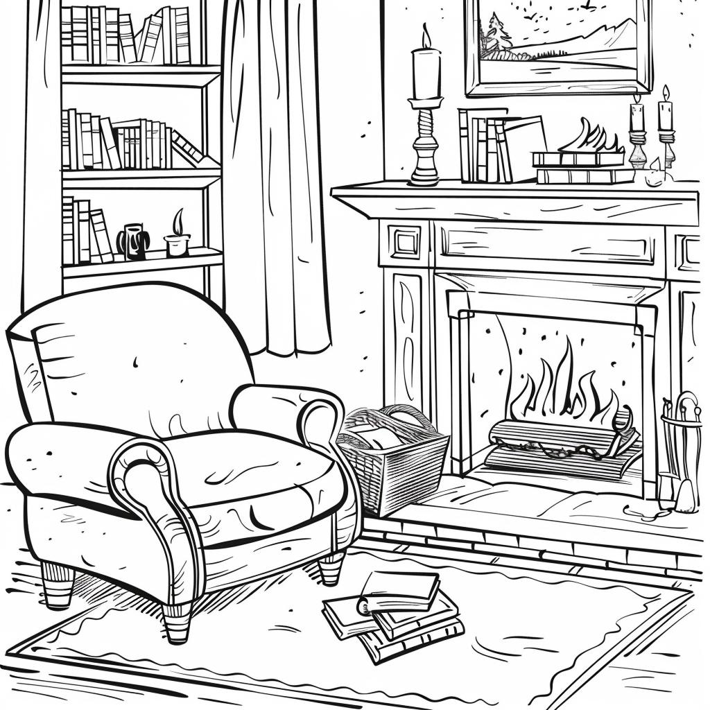 Casa dibujos para colorear