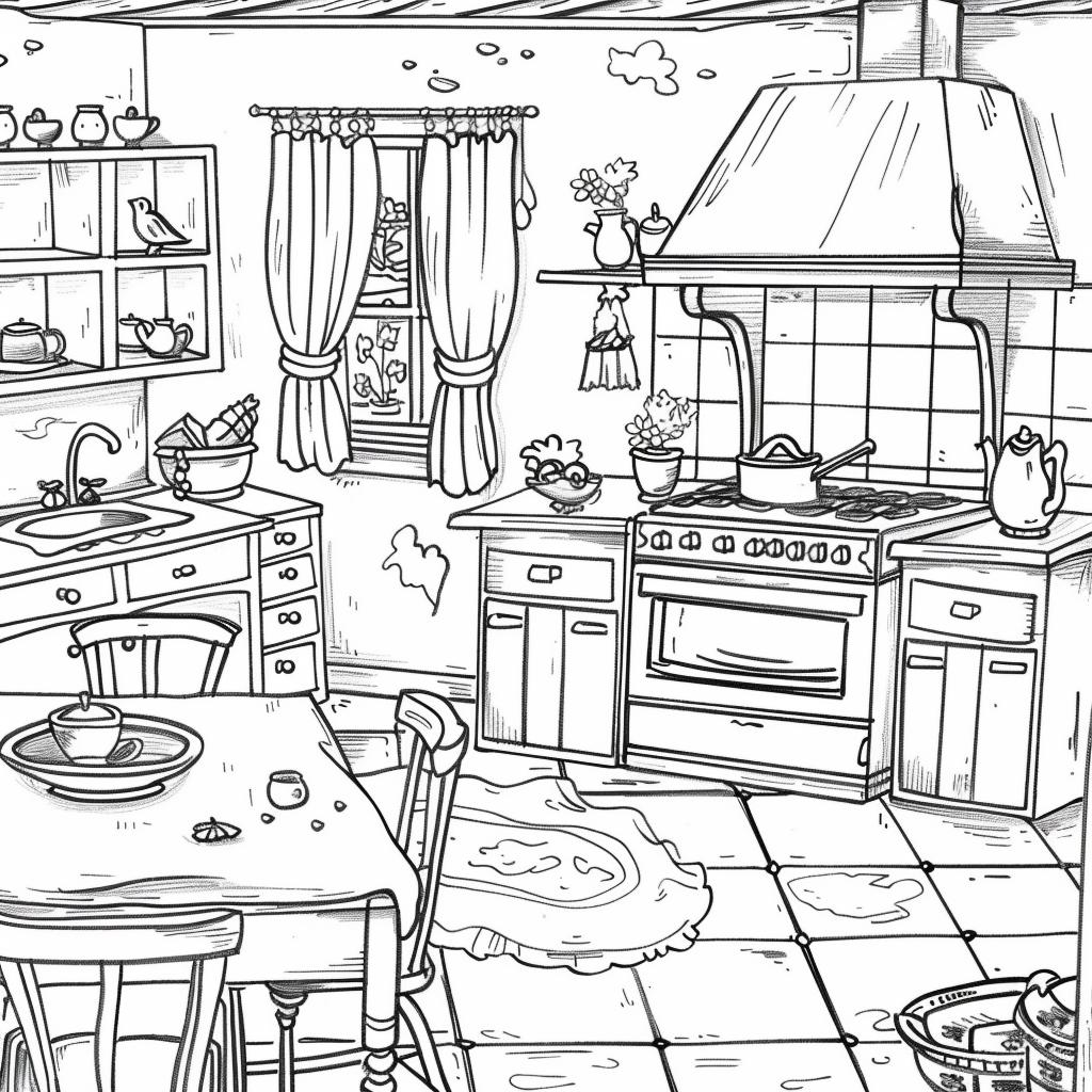 Casa dibujos para colorear