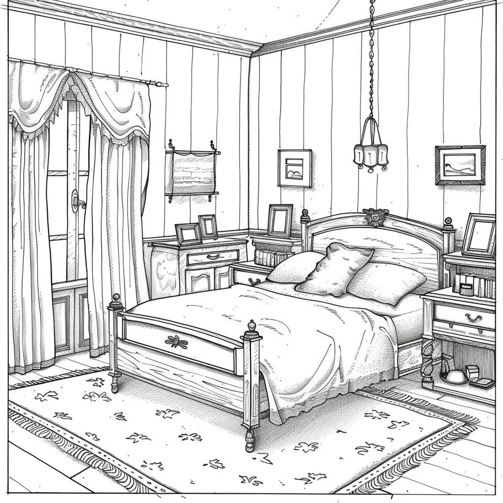 Casa dibujos para colorear