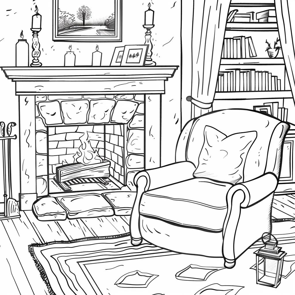 Casa dibujos para colorear