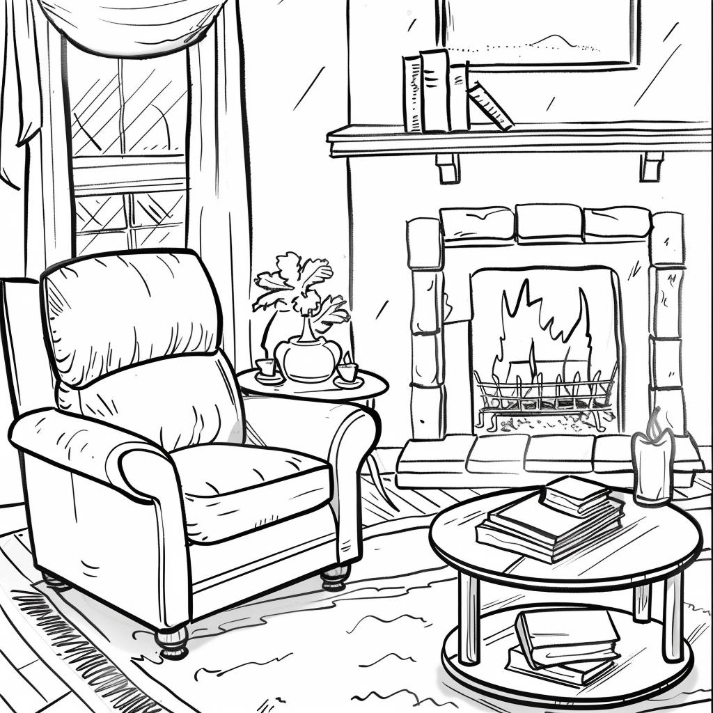 Casa dibujos para colorear