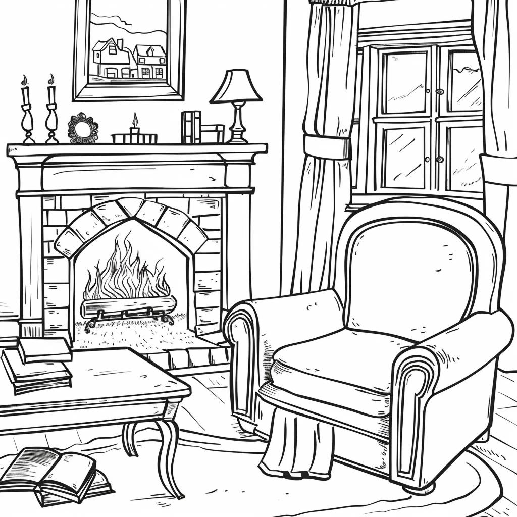 Casa dibujos para colorear