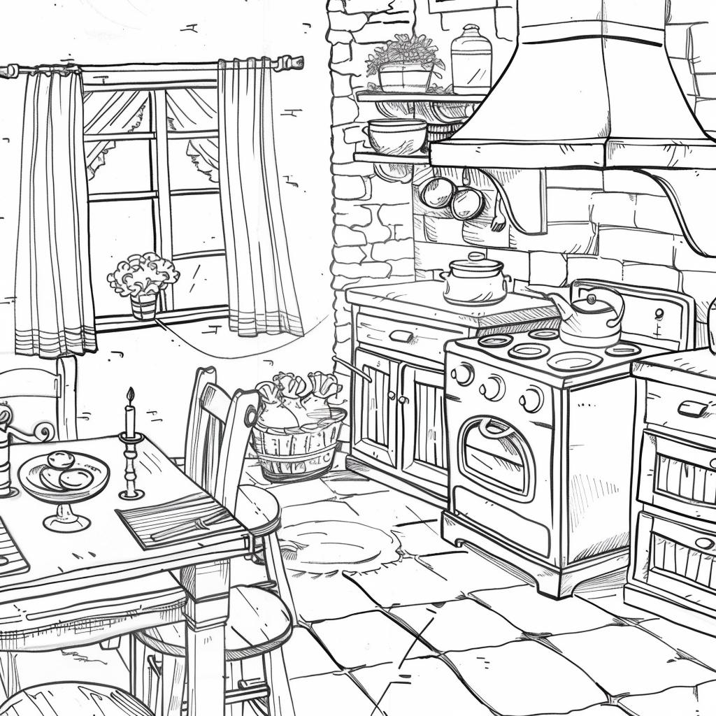 Casa dibujos para colorear
