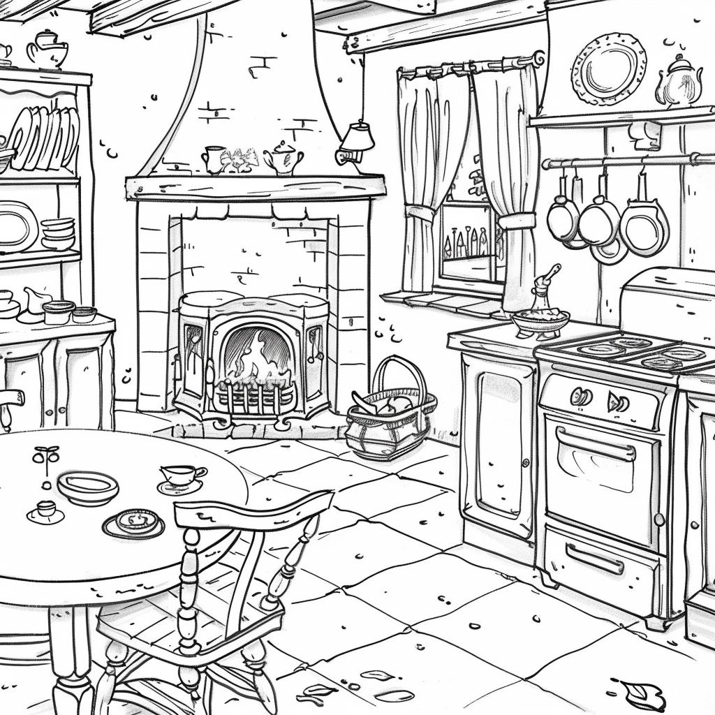 Casa dibujos para colorear