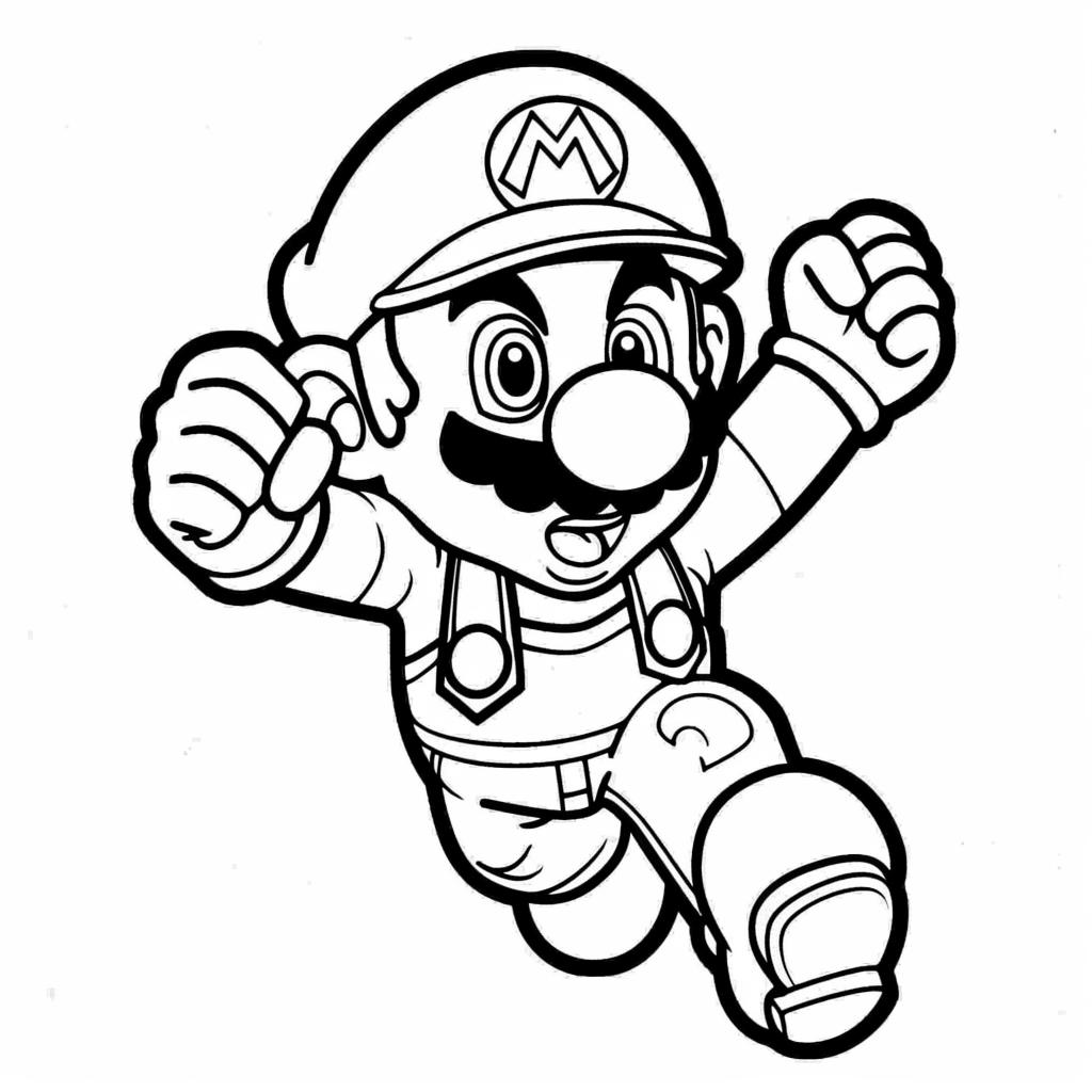 Mario Bros dibujos para colorear