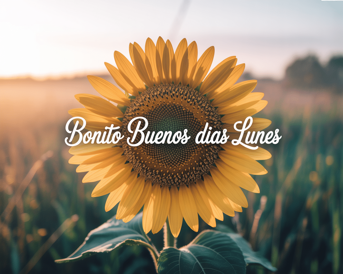 bonito buenos dias lunes