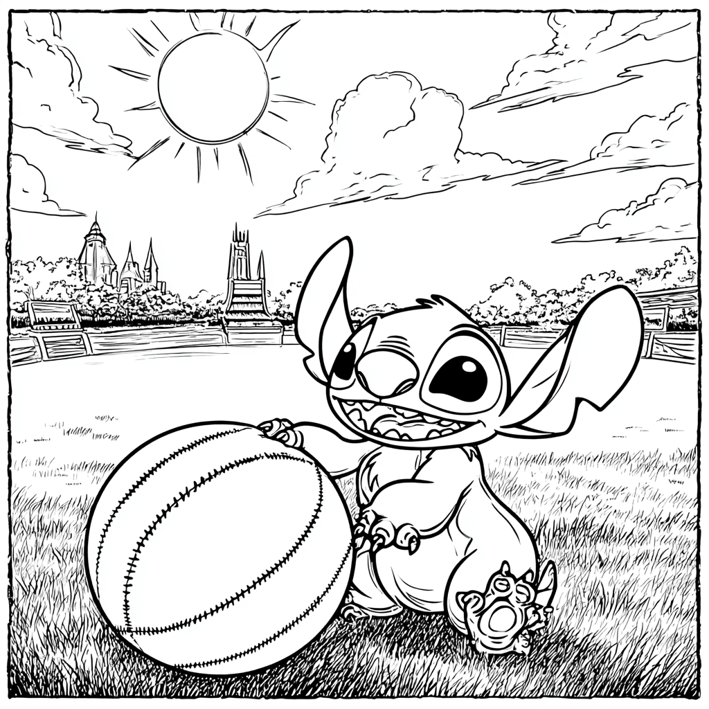 dibujos para colorear de stitch